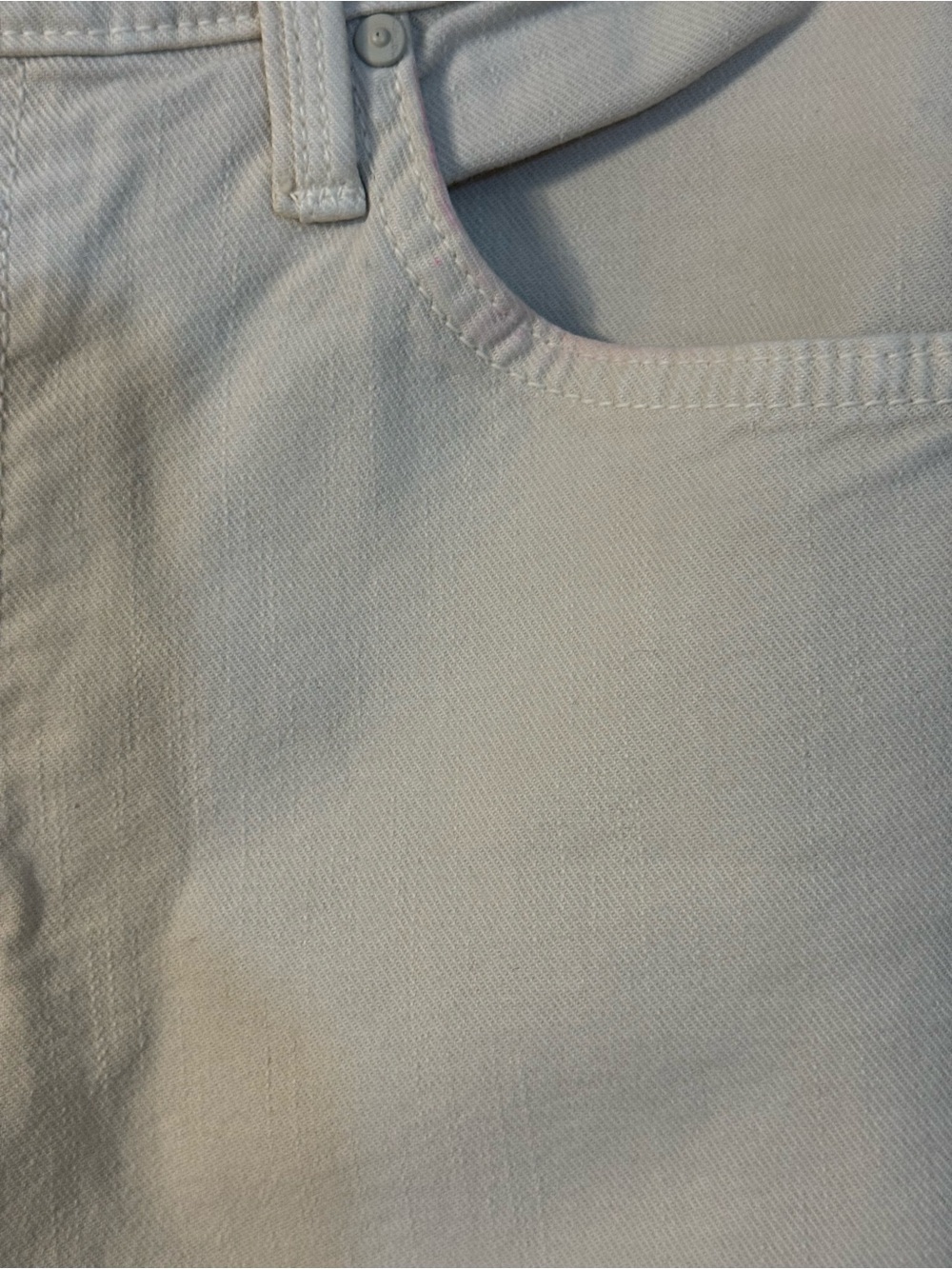 MOTHER The Ditcher Crop Chalk It Up Jeans Size 28 - Picture 4 of 4